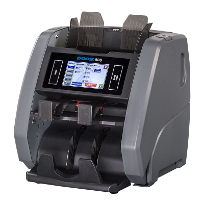 Счетчик банкнот DORS 800, двухкарманный, RUB, USD, EUR